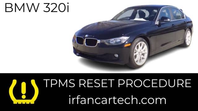 BMW 320i TPMS Reset