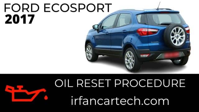 Ford EcoSport Oil Reset