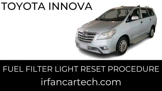 Read more about the article How To Reset Fuel Filter Light On Toyota Innova