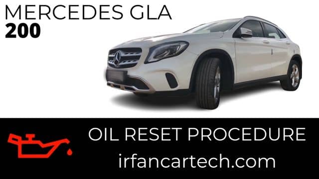 Mercedes GLA200 Service Reset