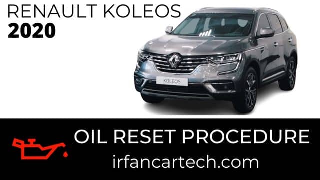 Renault Koleos Service Reset