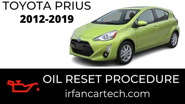 Toyota Prius Maintenance Reset