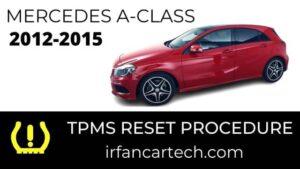 Read more about the article How To Reset Tire Pressure TPMS Mercedes A-Class 2012-2015