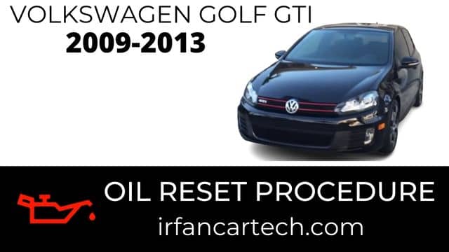 Oil Reset Volkswagen Golf