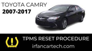 Read more about the article How To Reset Tire Pressure TPMS Toyota Camry 2007-2017