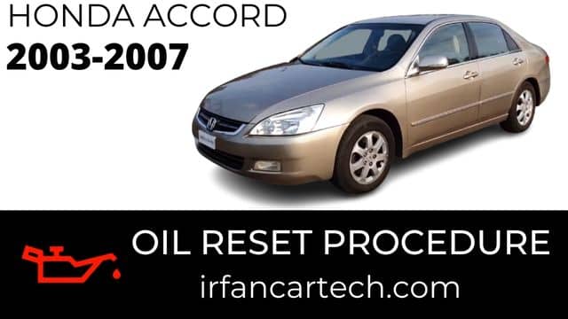 Honda Accord Oil Reset