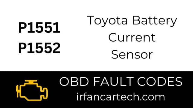 Read more about the article P1551 Toyota OBD-II Trouble Code