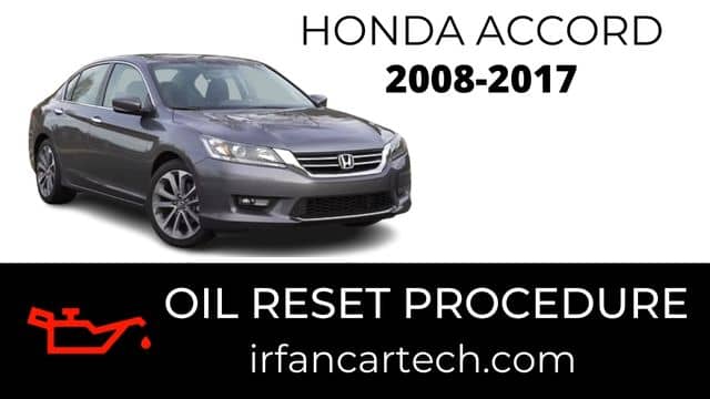 Reset Oil Honda Accord