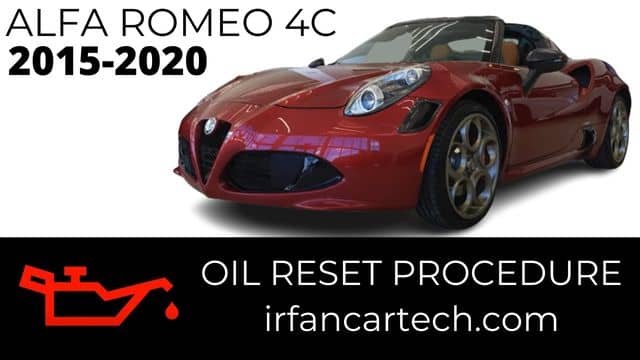 Read more about the article How To Reset Oil Change Light Alfa Romeo 4C 2015-2020