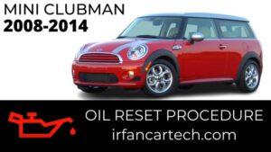 Read more about the article How To Reset Oil Change Light Mini Clubman 2008-2014