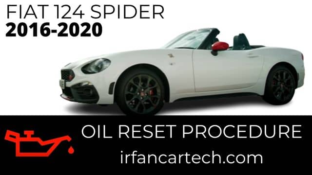 Read more about the article How To Reset Oil Life On Fiat 124 Spider 2016-2020
