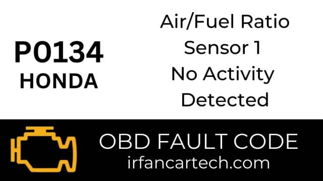 Read more about the article Honda P0134-Air/Fuel Ratio Sensor 1 No Activity Detected
