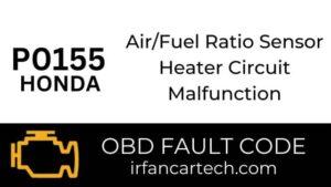 Read more about the article Honda P0155-Air/Fuel Ratio Sensor Heater Circuit Malfunction