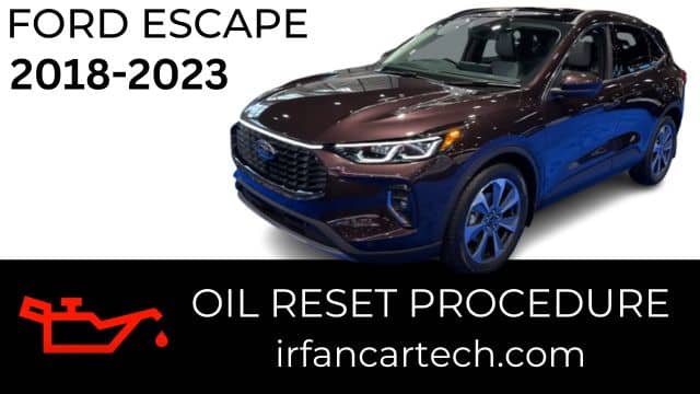 Reset Oil Ford Escape