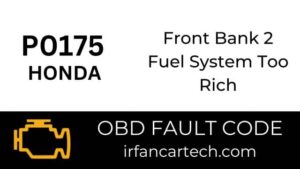 Read more about the article Honda P0175 – Front Bank 2 Fuel System Too Rich