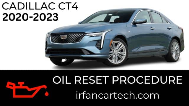 Cadillac CT4 Oil Reset