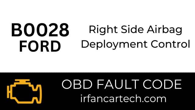 Read more about the article Ford B0028-Right Side Airbag Deployment Control