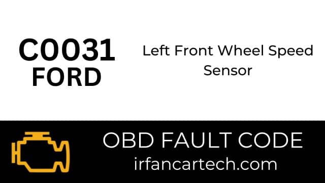 Read more about the article Ford C0031-Left Front Wheel Speed Sensor