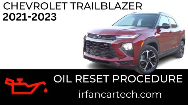 Chevrolet Trailblazer Oil Reset