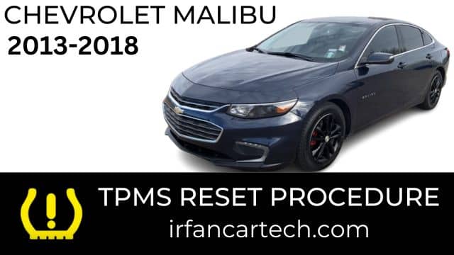 Read more about the article TPMS Reset Chevy Malibu 2013-2018