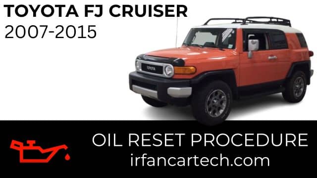 Reset Oil FJ Cruiser