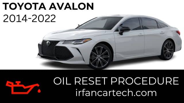 Toyota Avalon Oil Reset